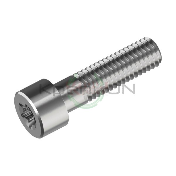 Винт с цилиндрической головкой и шлицем TORX ISO 14579 М2х3 нерж. A2-70 — фото