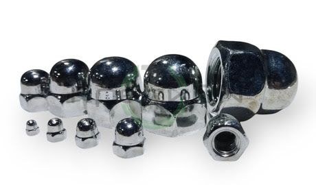 Гайка колпачковая DIN 1587 М4 цинк — фото