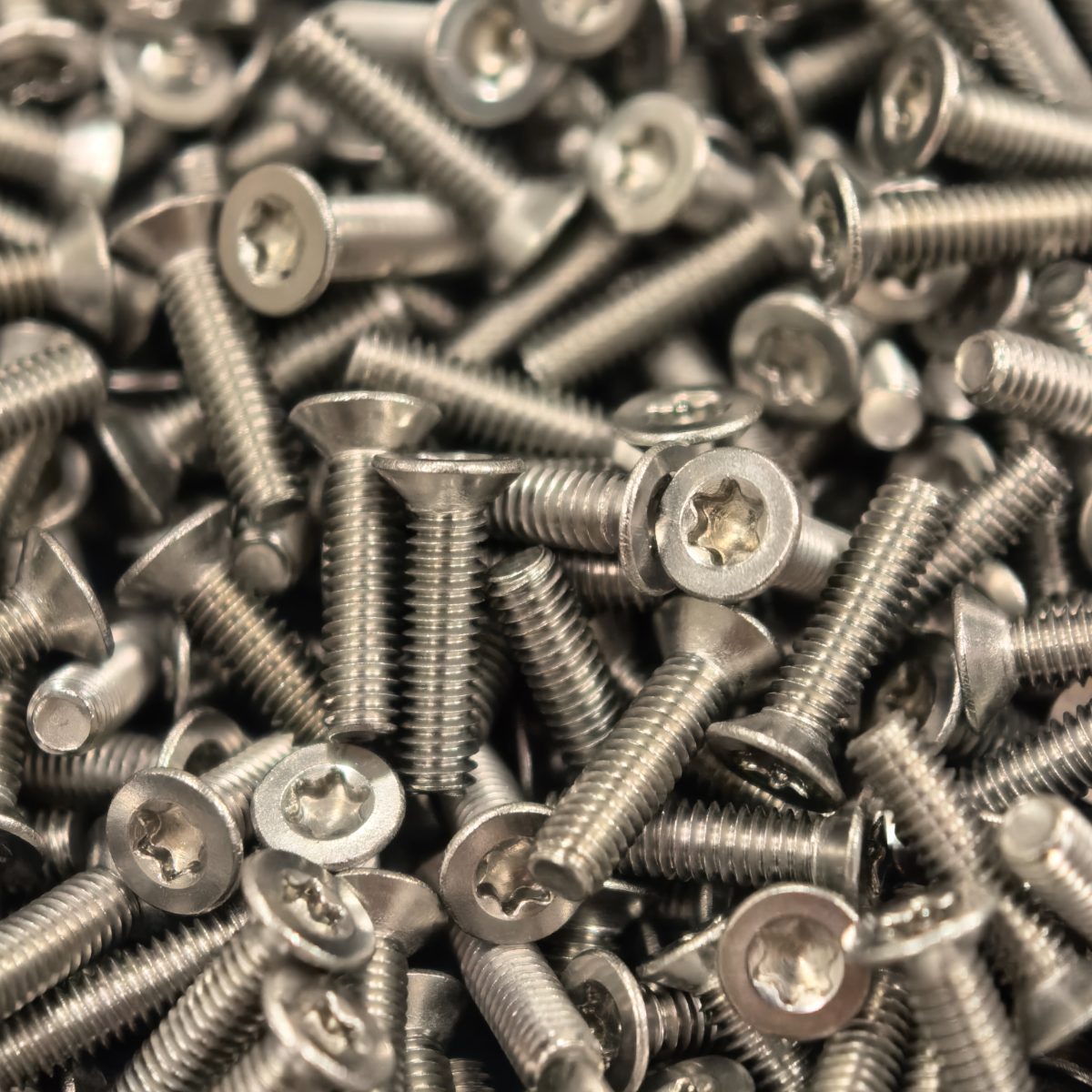 Винт с потайной головкой и шлицем TORX ISO 14581 М2,5х0,45х10 нерж. А2 — фото